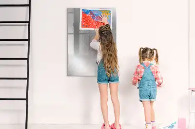 Magnetická popisovací tabule kovové odlesky