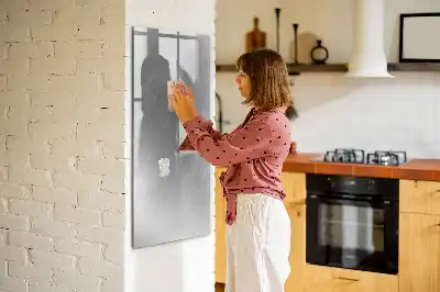 Magnetická popisovací tabule kovové odlesky