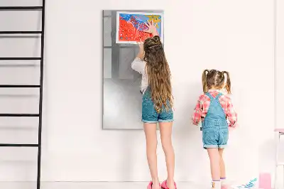 Magnetická popisovací tabule kovové odlesky