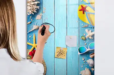 Plážový set s magnetickou tabulí na kreslení