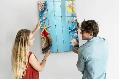 Plážový set s magnetickou tabulí na kreslení
