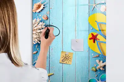 Plážový set s magnetickou tabulí na kreslení