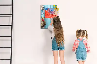 Plážový set s magnetickou tabulí na kreslení