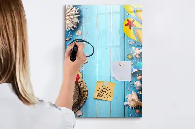 Plážový set s magnetickou tabulí na kreslení