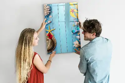 Plážový set s magnetickou tabulí na kreslení