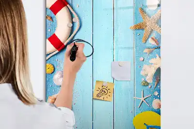 Magnetická popisovací tabule set pro plážové nadšence
