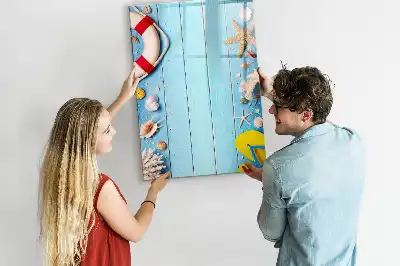 Magnetická popisovací tabule set pro plážové nadšence