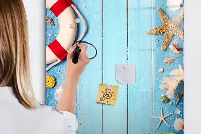 Magnetická popisovací tabule set pro plážové nadšence