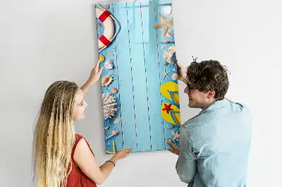 Magnetická popisovací tabule set pro plážové nadšence