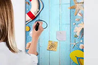 Magnetická popisovací tabule set pro plážové nadšence