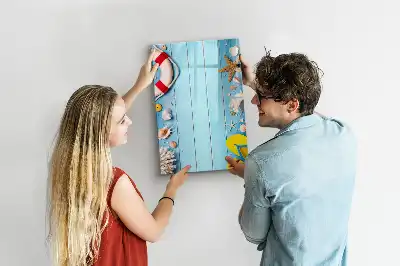 Magnetická popisovací tabule set pro plážové nadšence
