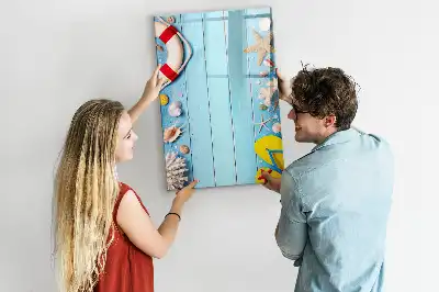 Magnetická popisovací tabule set pro plážové nadšence