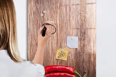 Magnetická popisovací tabule s motivem papriček na prkénku