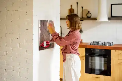 Magnetická popisovací tabule s motivem papriček na prkénku