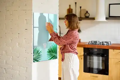 Magnetická tabule na kreslení egzotické listy