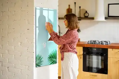 Magnetická tabule na kreslení egzotické listy