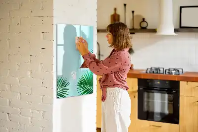 Magnetická tabule na kreslení egzotické listy