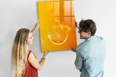 Magnetická tabule na kreslení pomerančový džus