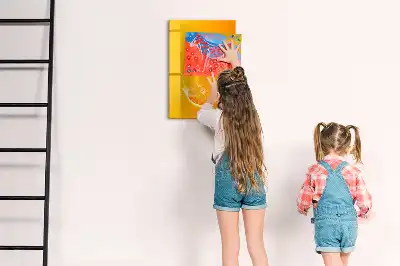 Magnetická tabule na kreslení pomerančový džus