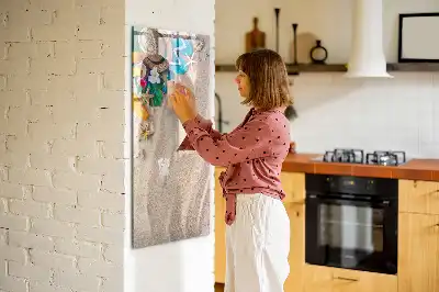 Magnetická popisovací tabule s motivem písečné pláže
