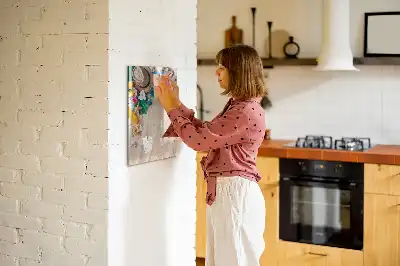 Magnetická popisovací tabule s motivem písečné pláže