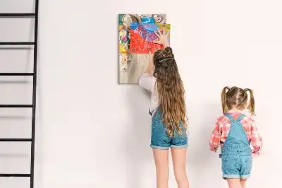 Magnetická popisovací tabule s motivem písečné pláže