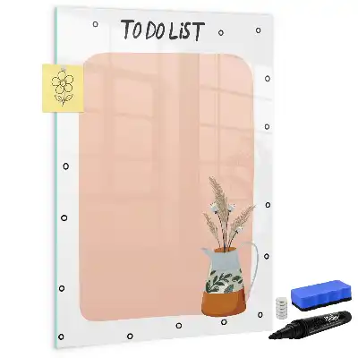Magnetická popisovací tabule na seznam úkolů