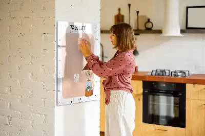 Magnetická popisovací tabule na seznam úkolů