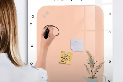 Magnetická popisovací tabule na seznam úkolů
