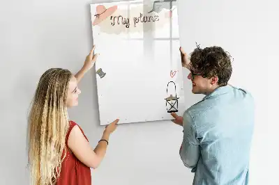 Magnetická kreslicí tabule Moje plány