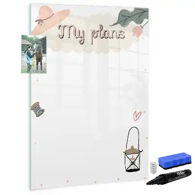 Magnetická kreslicí tabule Moje plány