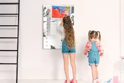 Magnetická popisovací tabule dekorativní seznam