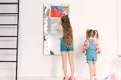 Magnetická popisovací tabule dekorativní seznam