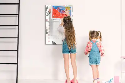 Magnetická popisovací tabule dekorativní seznam