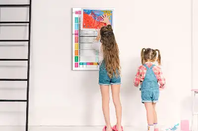 Magnetická popisovací tabule týdenní plánovač jídelníčku
