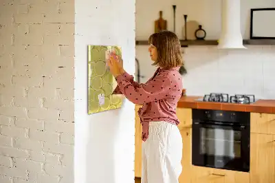 Magnetická popisovací tabule s motivem plátků citrónu