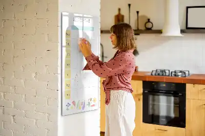 Magnetická popisovací tabule týdenní plánovač jídelníčku