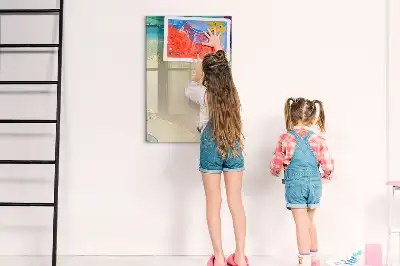 Magnetická tabule na kreslení barevný mramor