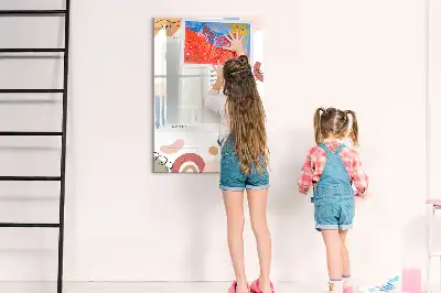 Magnetická tabule na kreslení denní plánovač