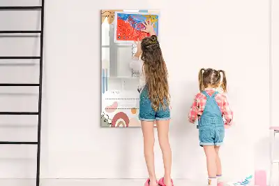 Magnetická tabule na kreslení denní plánovač