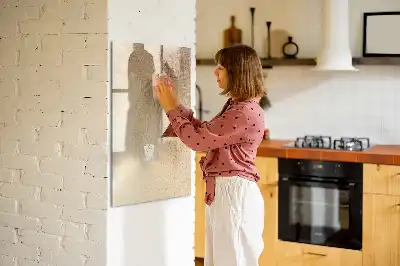 Magnetická tabule na kreslení se vzorem stínu palmových listů