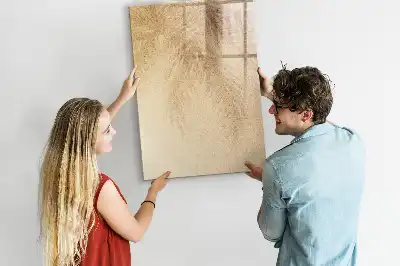 Magnetická tabule na kreslení se vzorem stínu palmových listů