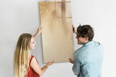 Magnetická tabule na kreslení se vzorem stínu palmových listů