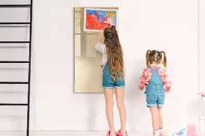 Magnetická tabule na kreslení se vzorem stínu palmových listů