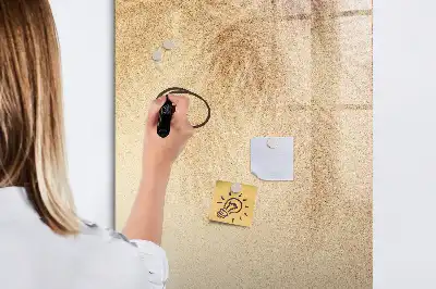Magnetická tabule na kreslení se vzorem stínu palmových listů
