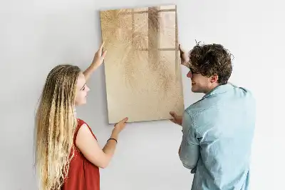 Magnetická tabule na kreslení se vzorem stínu palmových listů