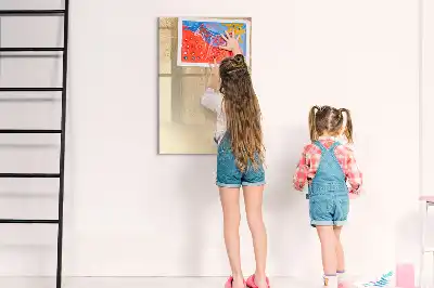 Magnetická tabule na kreslení se vzorem stínu palmových listů