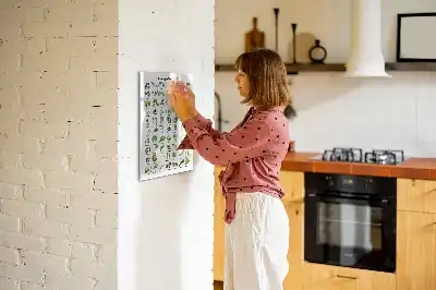 Magnetická tabule na kreslení v zelené barvě