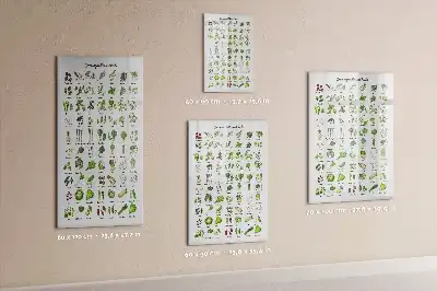 Magnetická tabule na kreslení v zelené barvě