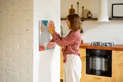 Magnetická popisovací tabule motiv letní květiny